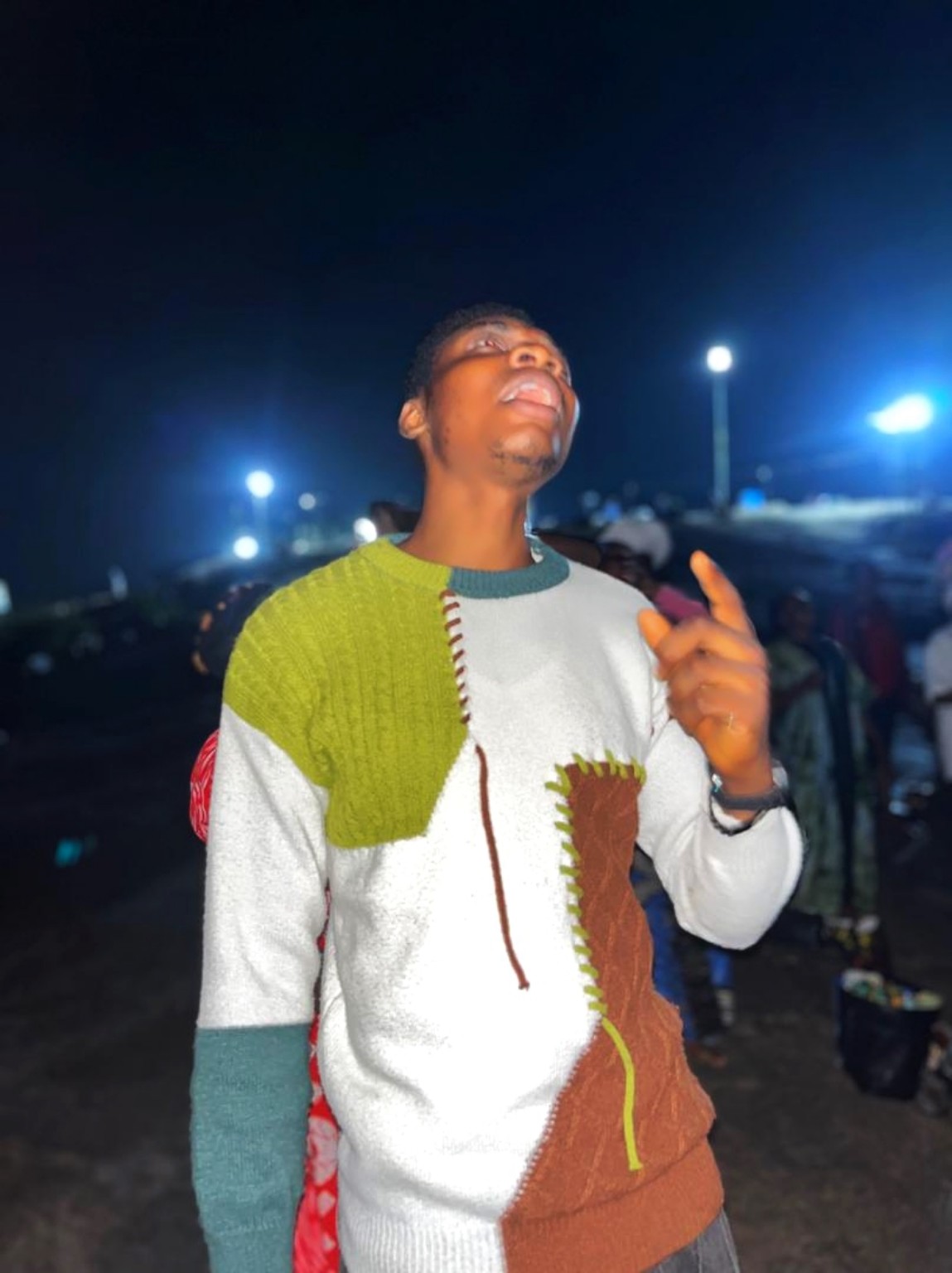 Worshipper participating in the gathering
